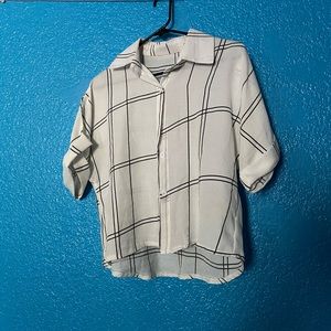 White and Black size Medium